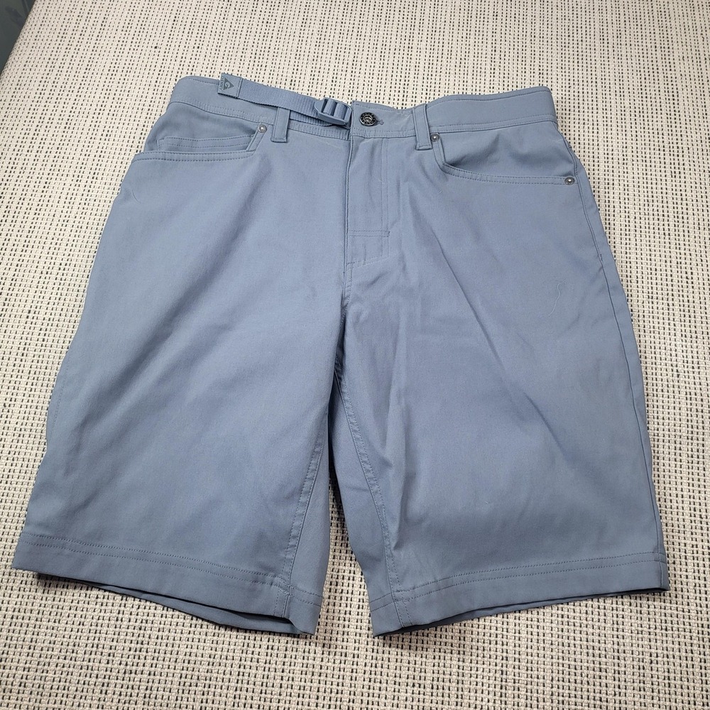 Gerry Shorts Mens 30 Gray Chino Stretch Venture Short 10 Inseam Casual
